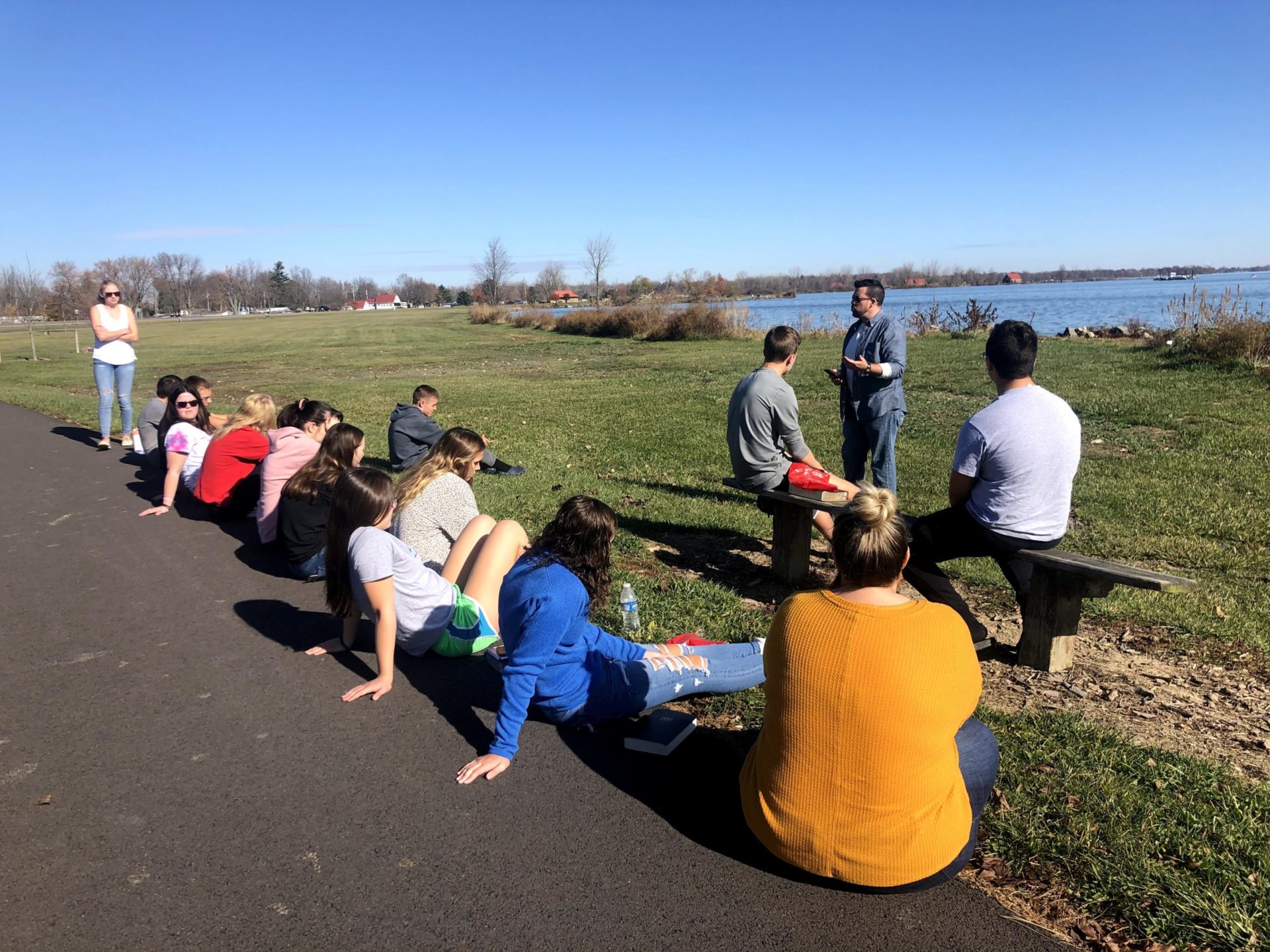 Nathanael teaching on the retreat, 3story partner with us